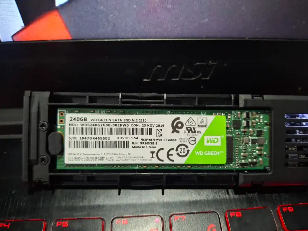 Ssd wd green m2 sata 240gb