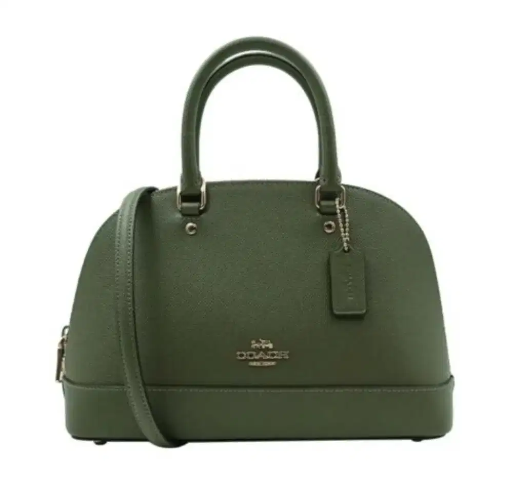 DIJUAL TAS PRELOVED Mini Coach F27591 Sierra Crossgrain Hijau Militer
