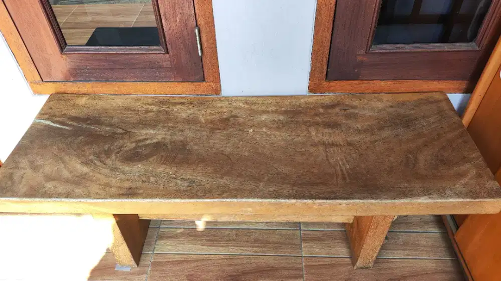 Bangku Panjang Kayu