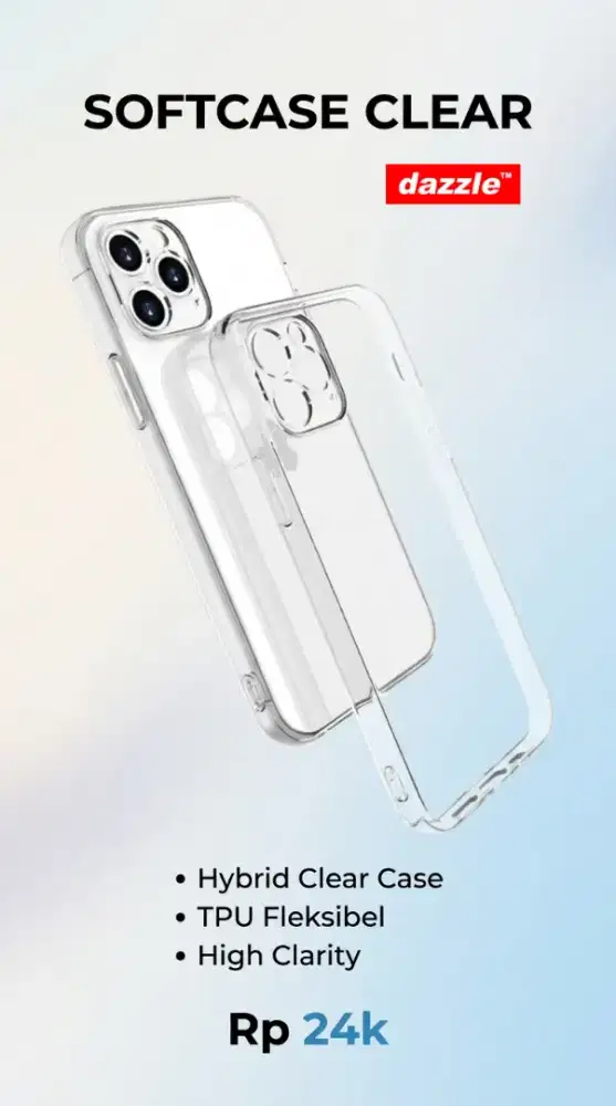 Softcase Clear Iphone Android