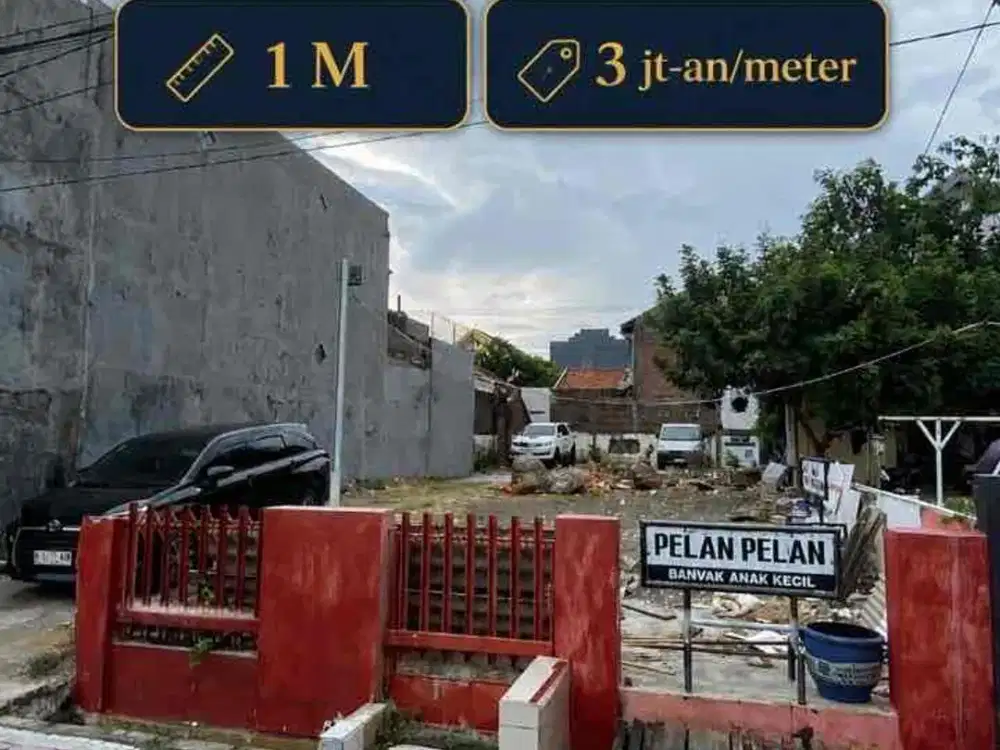 3 juta-an per meter dijual tanah pusat kota surabaya simo sidomulyo