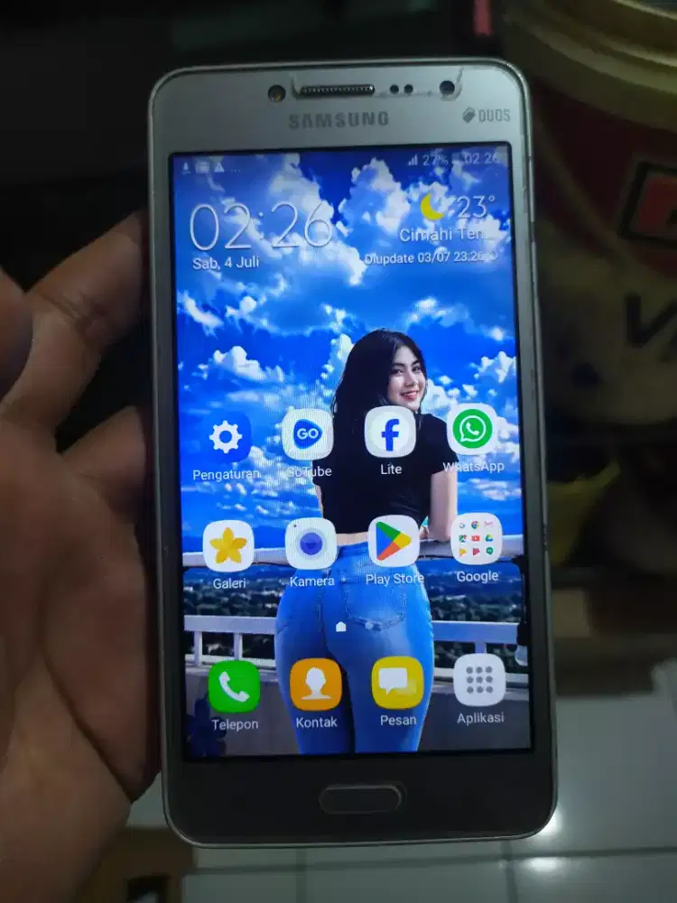 Samsung galaxy J2 prime 4G layar 5 inchi