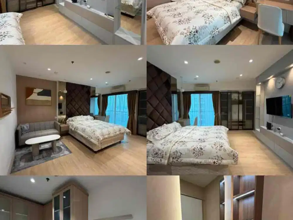 Dijual apartemen city Home MOI Studio Full Furnish Baru