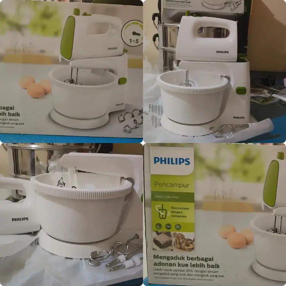 Dijual Daily Mixer Philips warna hijau putih