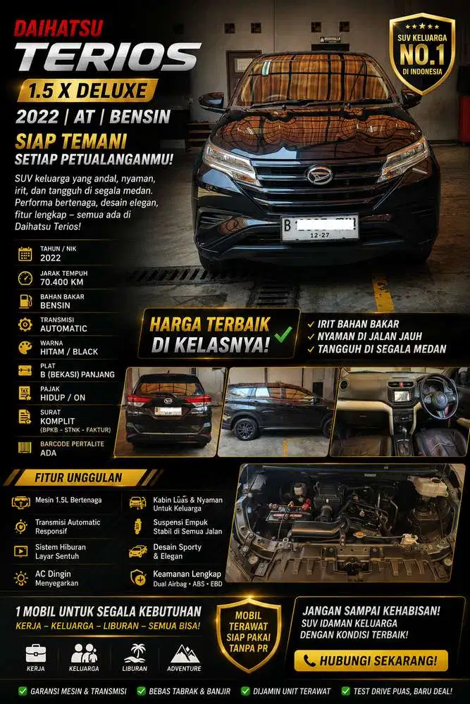 Daihatsu Terios 2022 Bensin