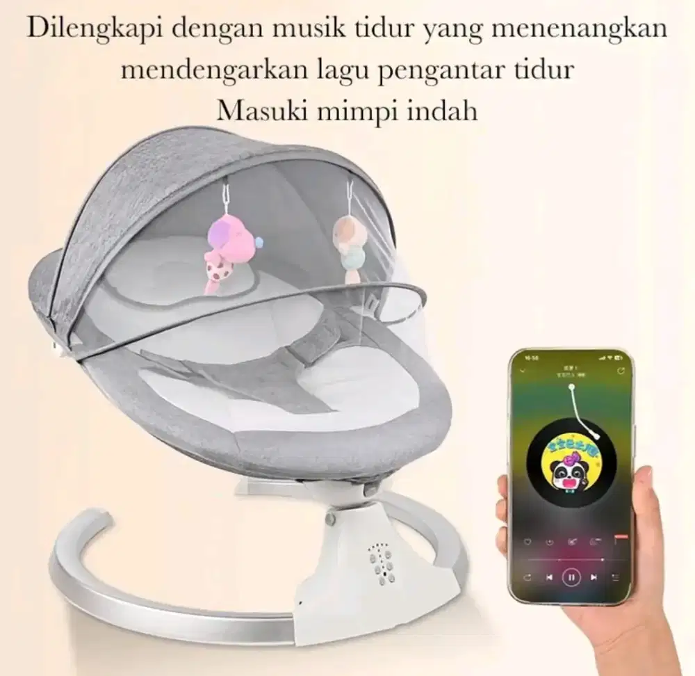 Ayunan Bayi remot controll