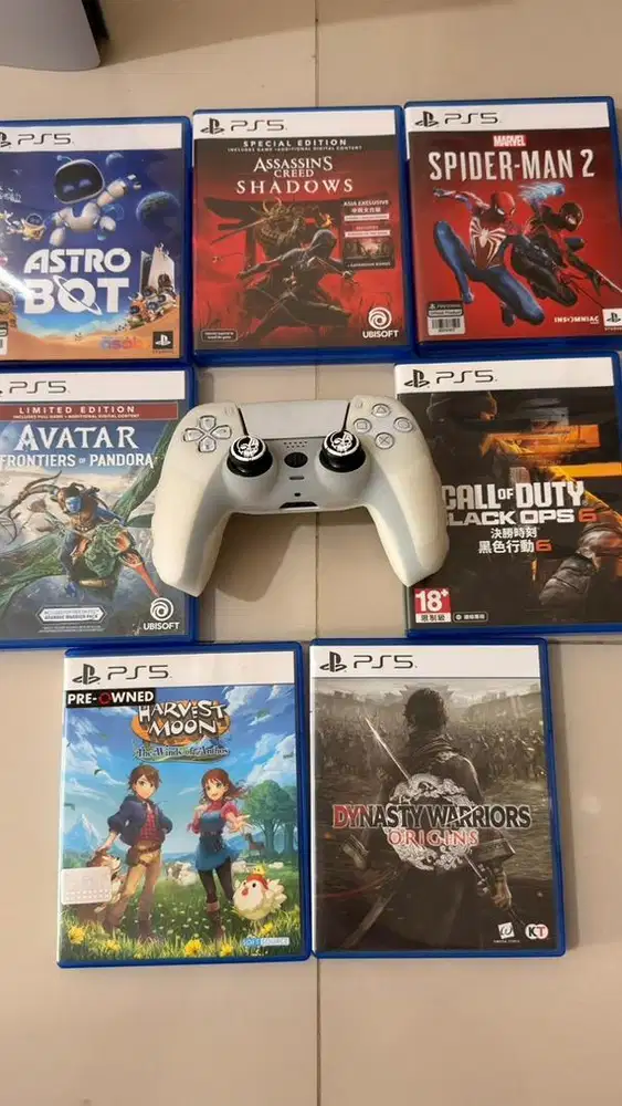 Game Original dan Stick PS 5