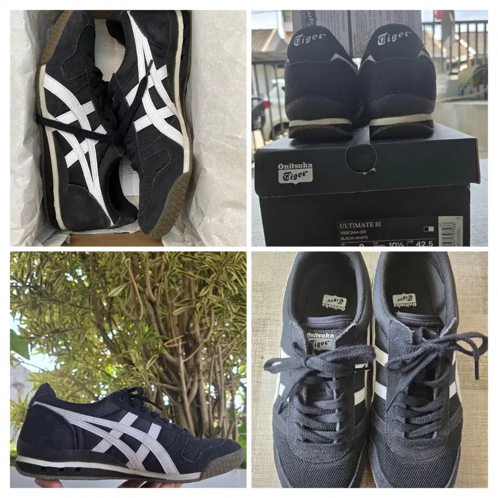 Onitsuka Tiger Ultimate 81 (Like New) Black/White