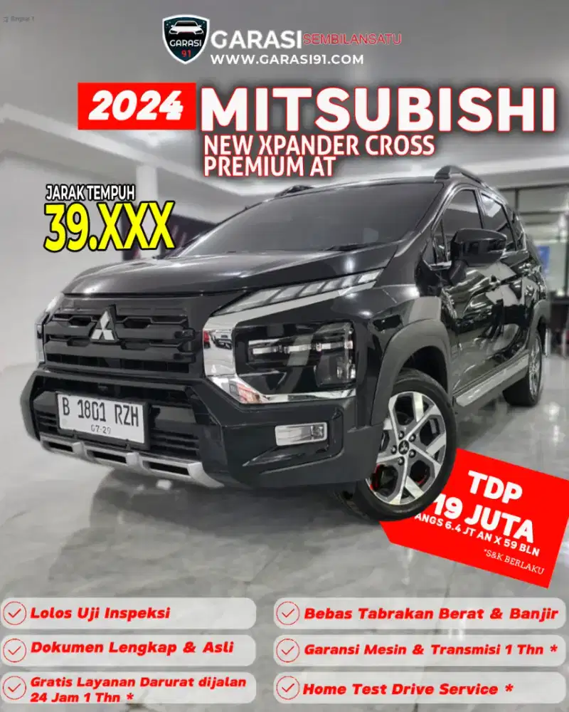 ‼️[ TDP 19 Jt ]‼️Xpander Cross premium At 2024