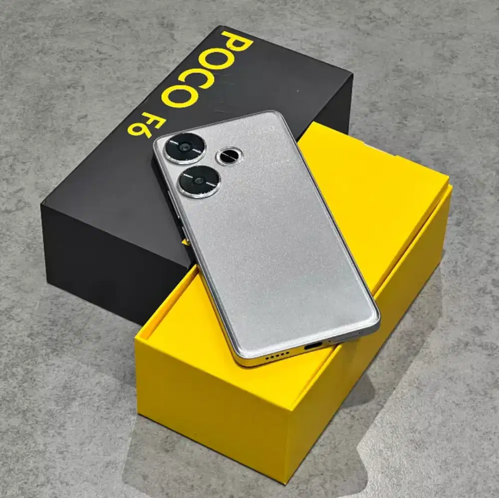 pocco f6 12/512 lengkap mulus no minus