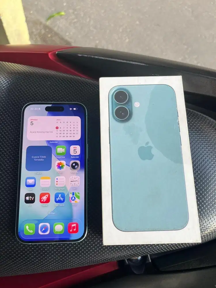 iPhone 16 128 GB Teal Garansi ON Ibox