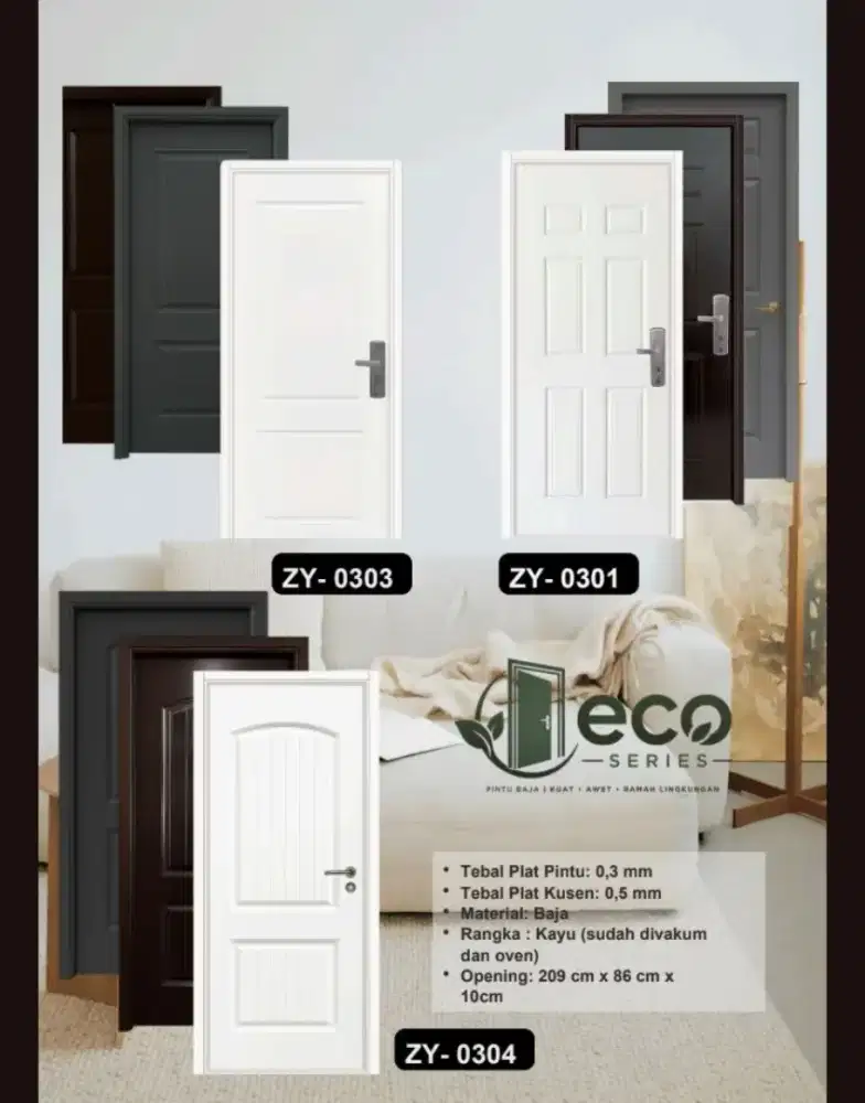 Premium Pintu Baja Ready Distributor