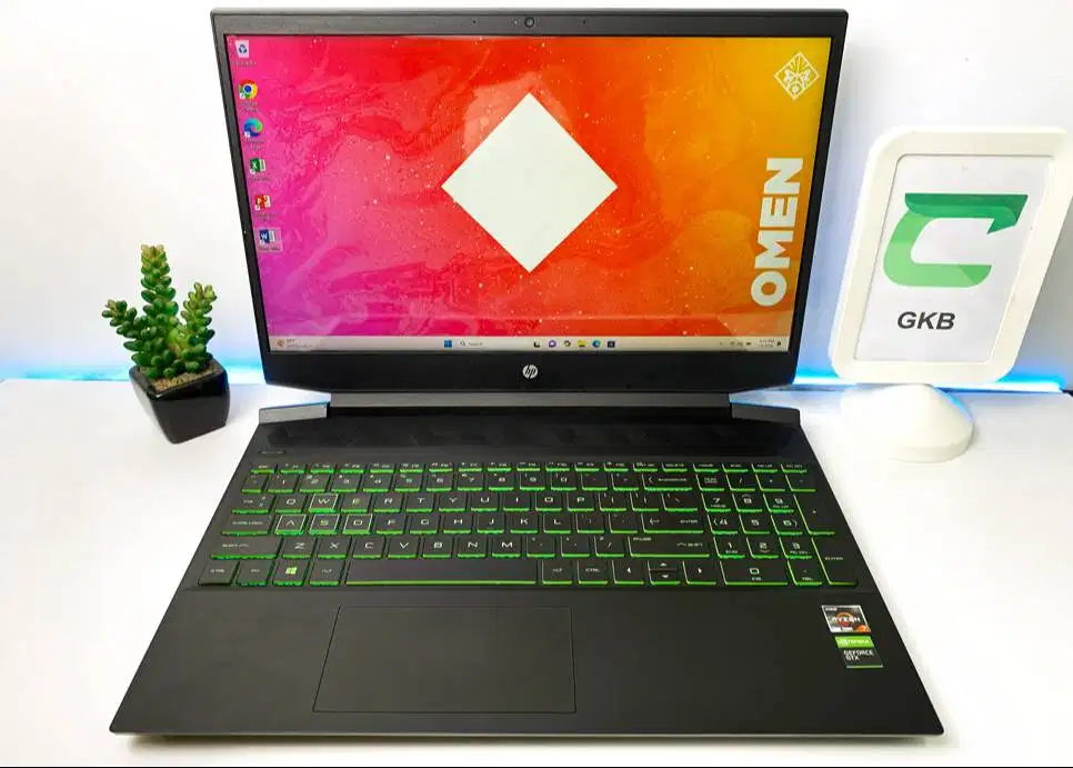 Laptop HP Pavilion Gaming Ryzen 7 dual VGA Nvidia 2GB GTX 1660 Ti Mant