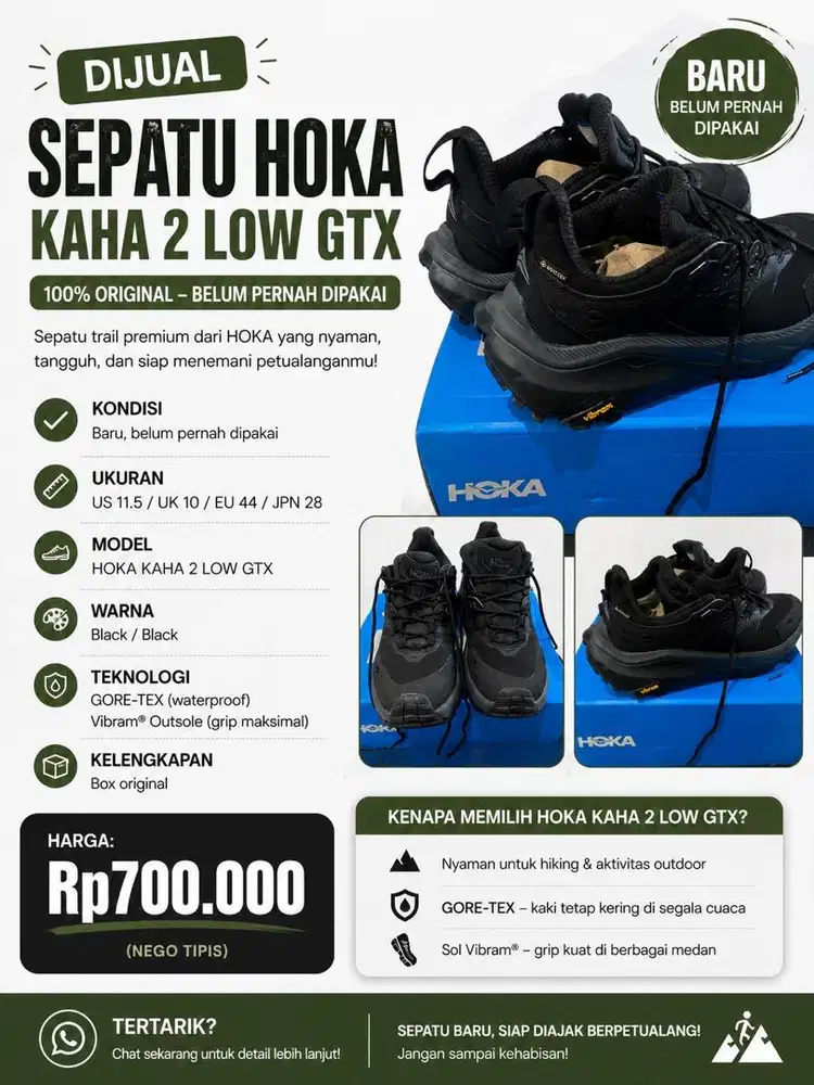 Sepatu Hoka (Hadiah Ultah)