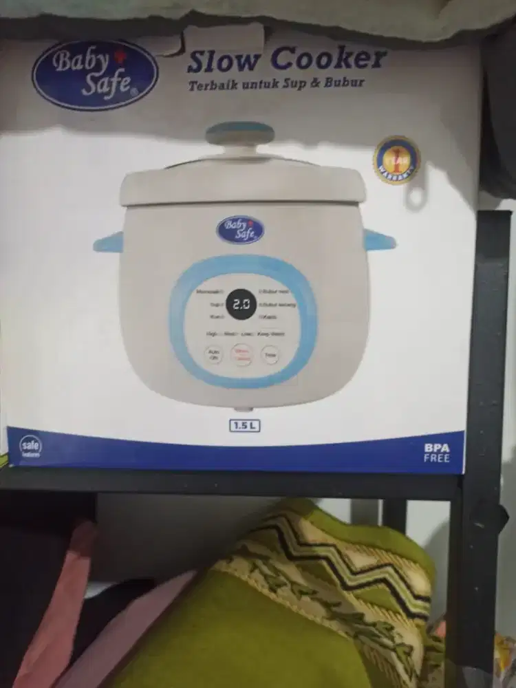 Baby Safe Digital Slow Cooker LB017 - Mulus, Normal, Siap Pakai MPASI