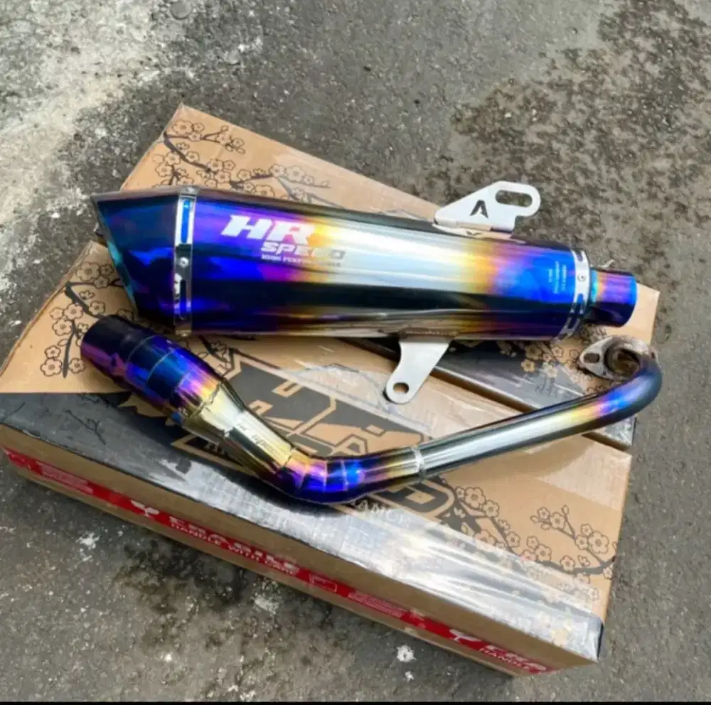 Jual kenlpot full sistem ORI HR speed recing