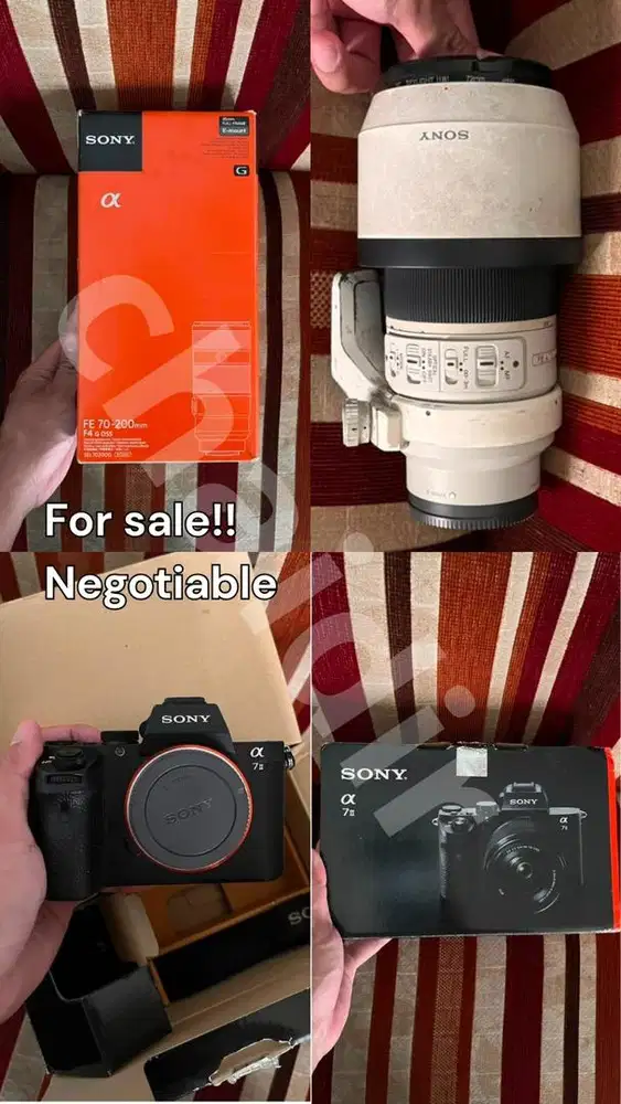 Kamera & Lensa Sony + Gimbal Hp