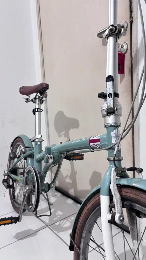 Sepeda Lipat London Taxi Folding 20 Inch (New Color) - Jade