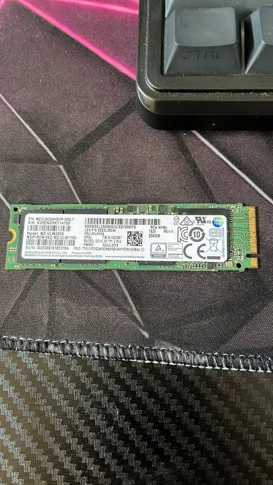 SSD M.2 NVMe PM981 256GB SAMSUNG