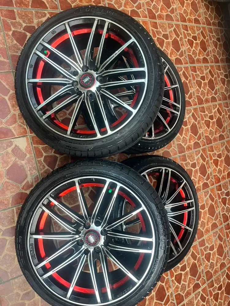 Jual Velg HRS ring 17 second plus Ban