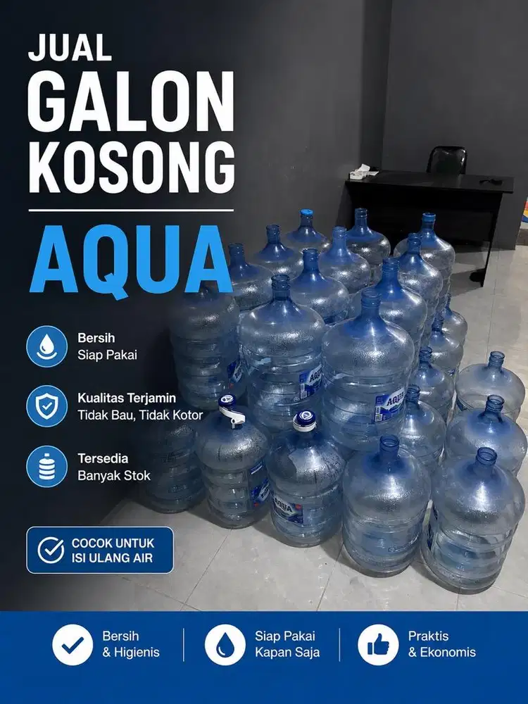 Galon Aqua Kosong (Ex. Toko)