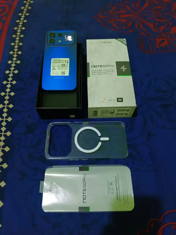 Infinix Note 60 Pro 5G+ NFC RAM 8+8/256GB Garansi Aktif 31-03-2027