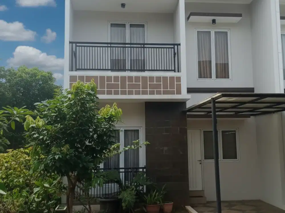 Rumah Hook Semi Furnished di Ciater, Serpong | Dekat kantor Walkot Tangsel