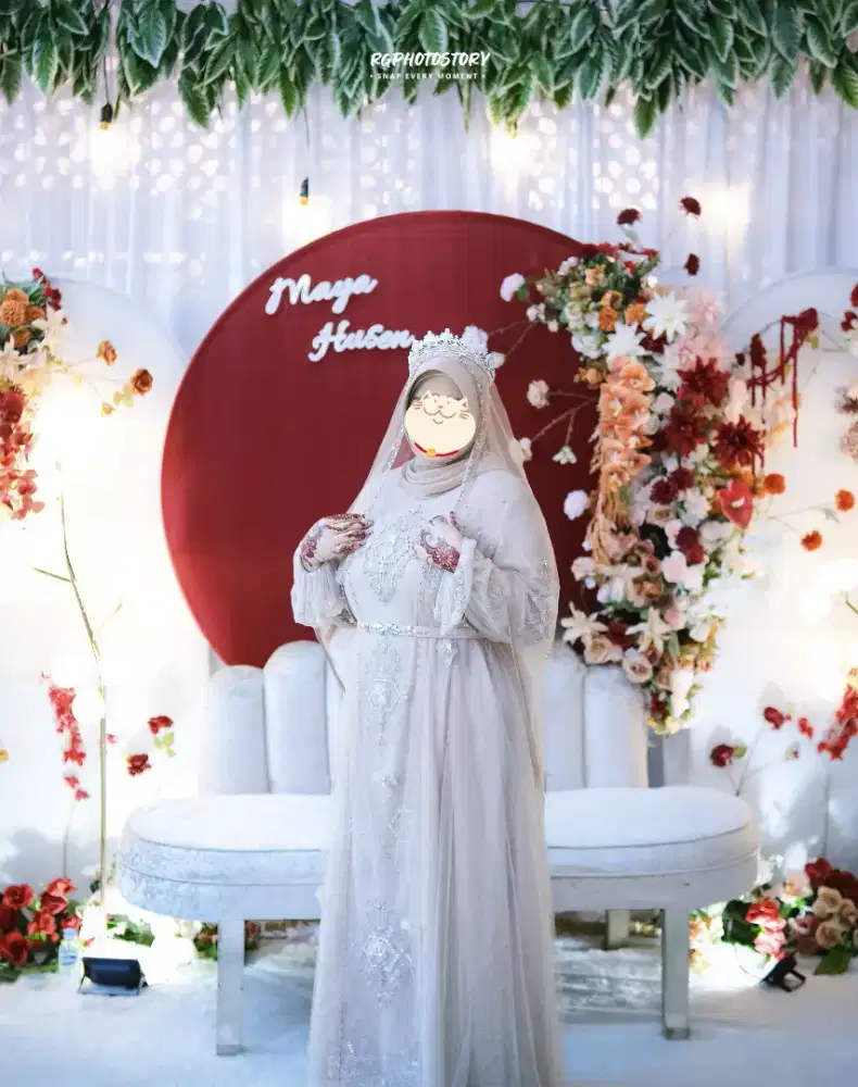 Wedding dress syar'i jumbo