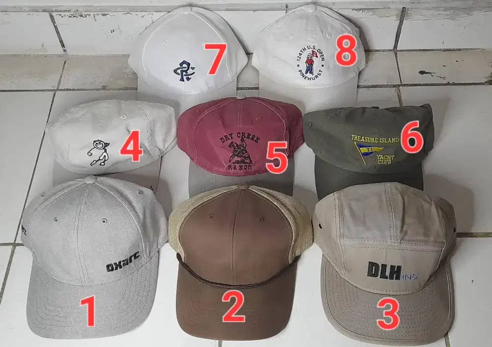 Topi second berkualias