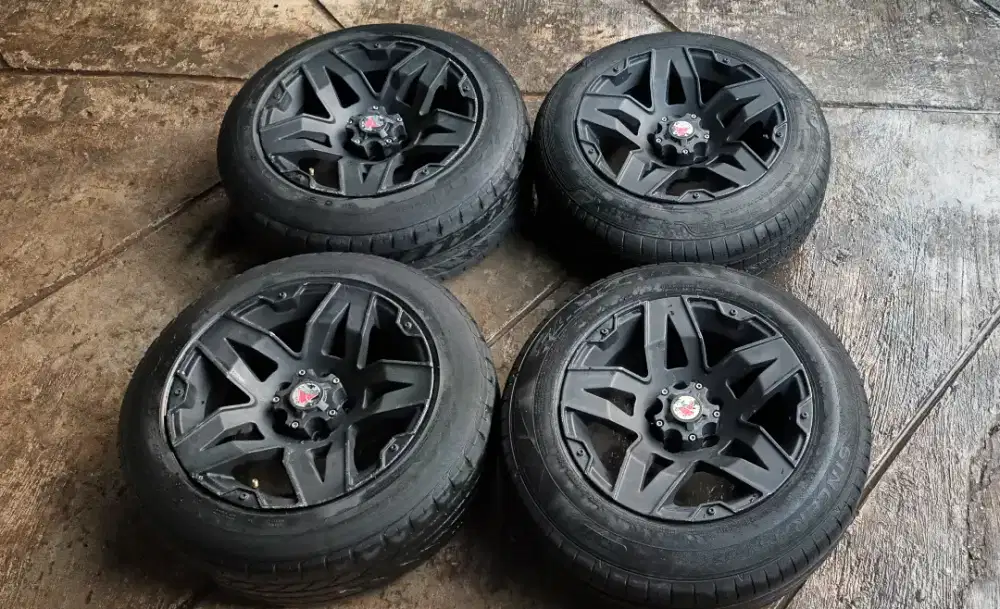 Velg offroad alto Black Mamba R15 PCD 5x114 Lebar 8