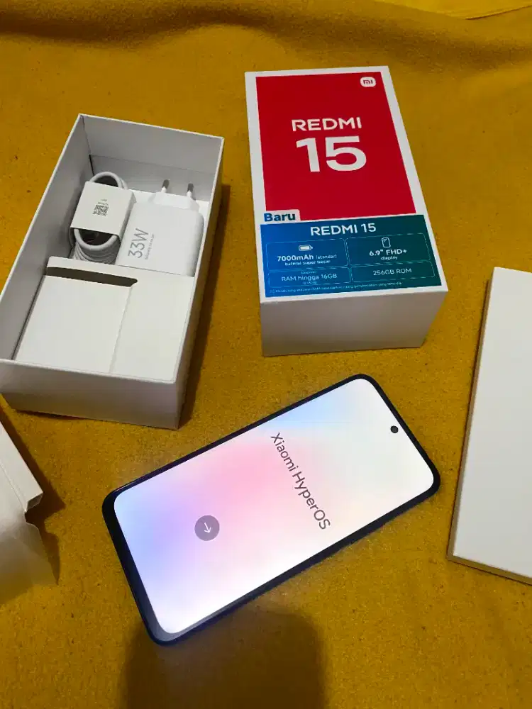 Redmi 15 8/256 baru openbox. Tt atau jual.