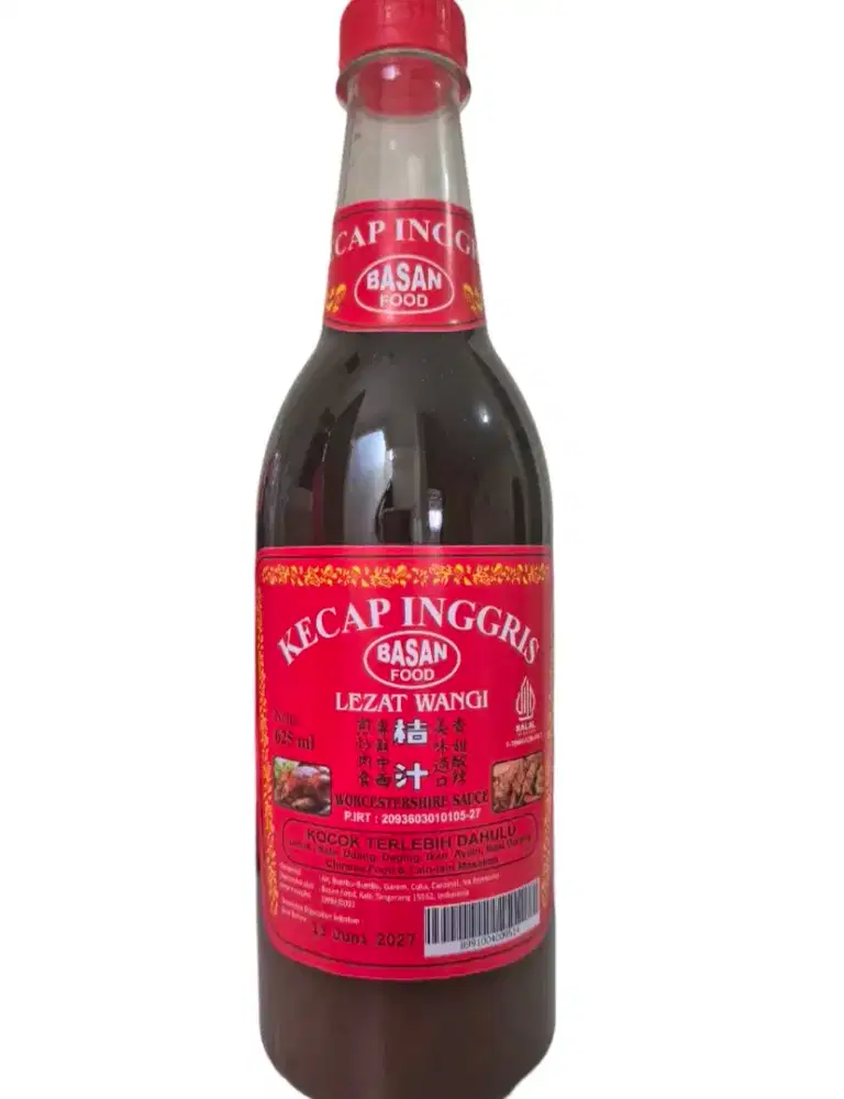 Kecap Inggris Basan Food Lezat Wangi Ukuran 625 ml (Besar)