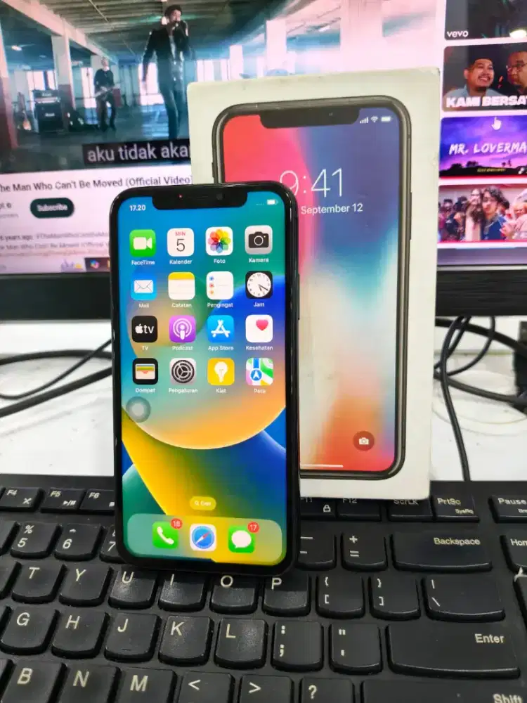 iphone x 256gb lengkap