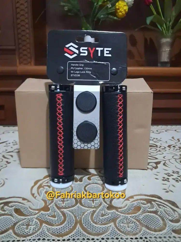 Handgrip Sepeda SYTE ST-E336 Original Kulit PU Leather