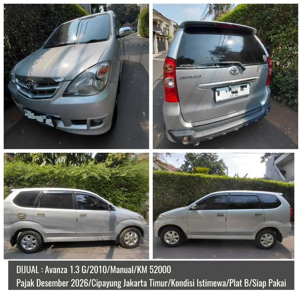 Toyota Avanza 2010 Bensin