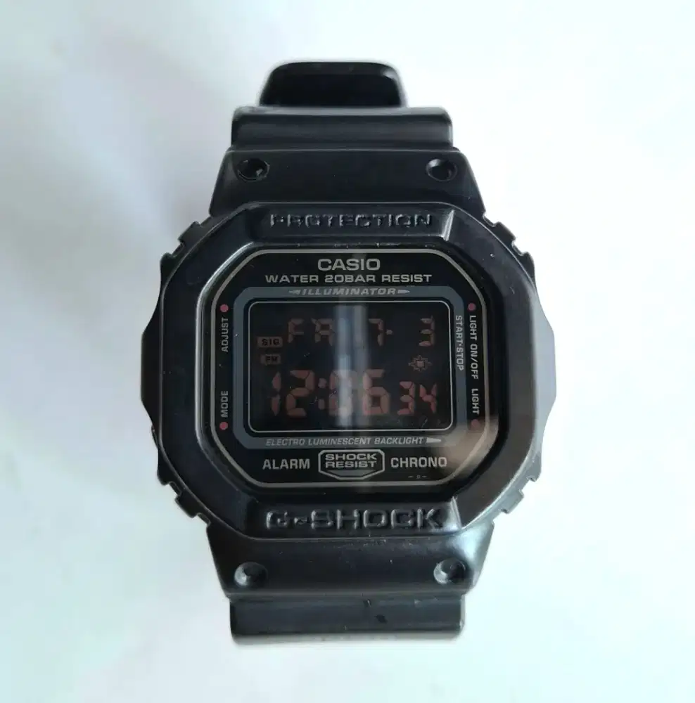 Jam g-shock dw 5600 original