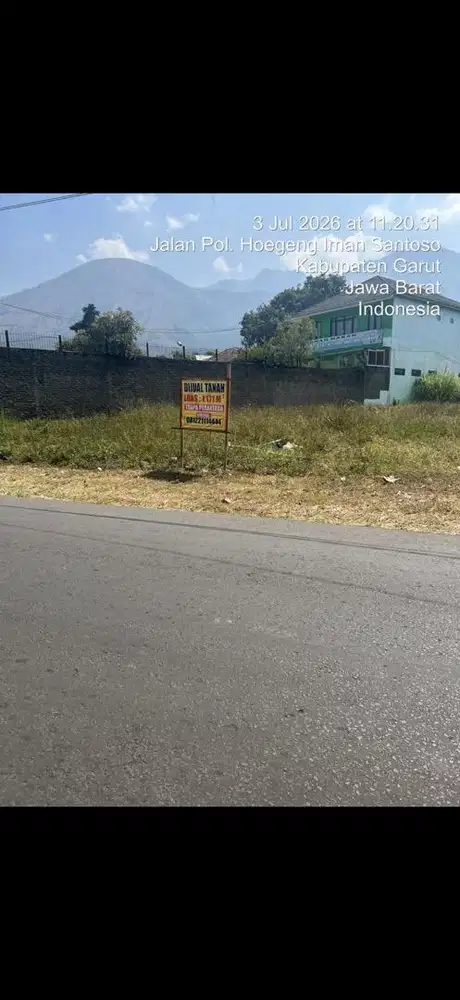 Jual tanah cipanas garut lokasi strategis wisata cipanas garut