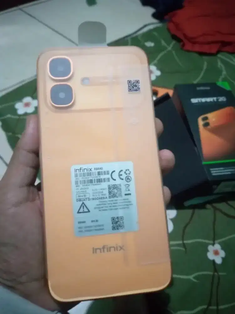 Infinik smart 20 ram 4/64fullset mulus like new