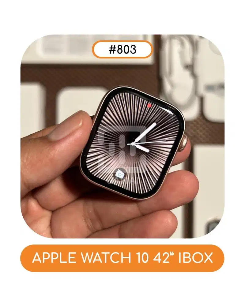 #803 Apple Watch 10 Gold 42 Ibox Garansi 27 July 2026 BH 97%