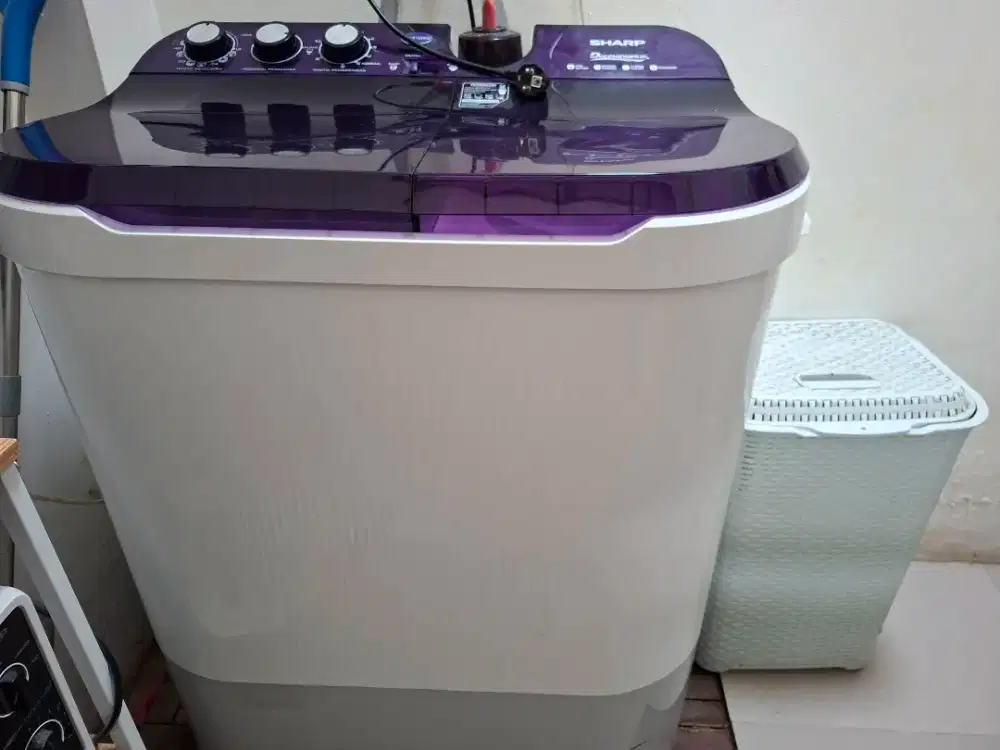 Mesin cuci sharp 2 tabung 10kg