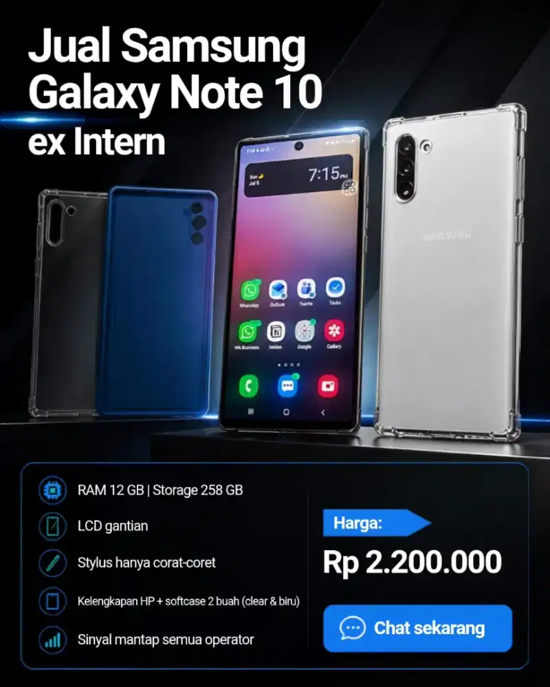 Samsung Note 10 ( Biasa) ex Intern