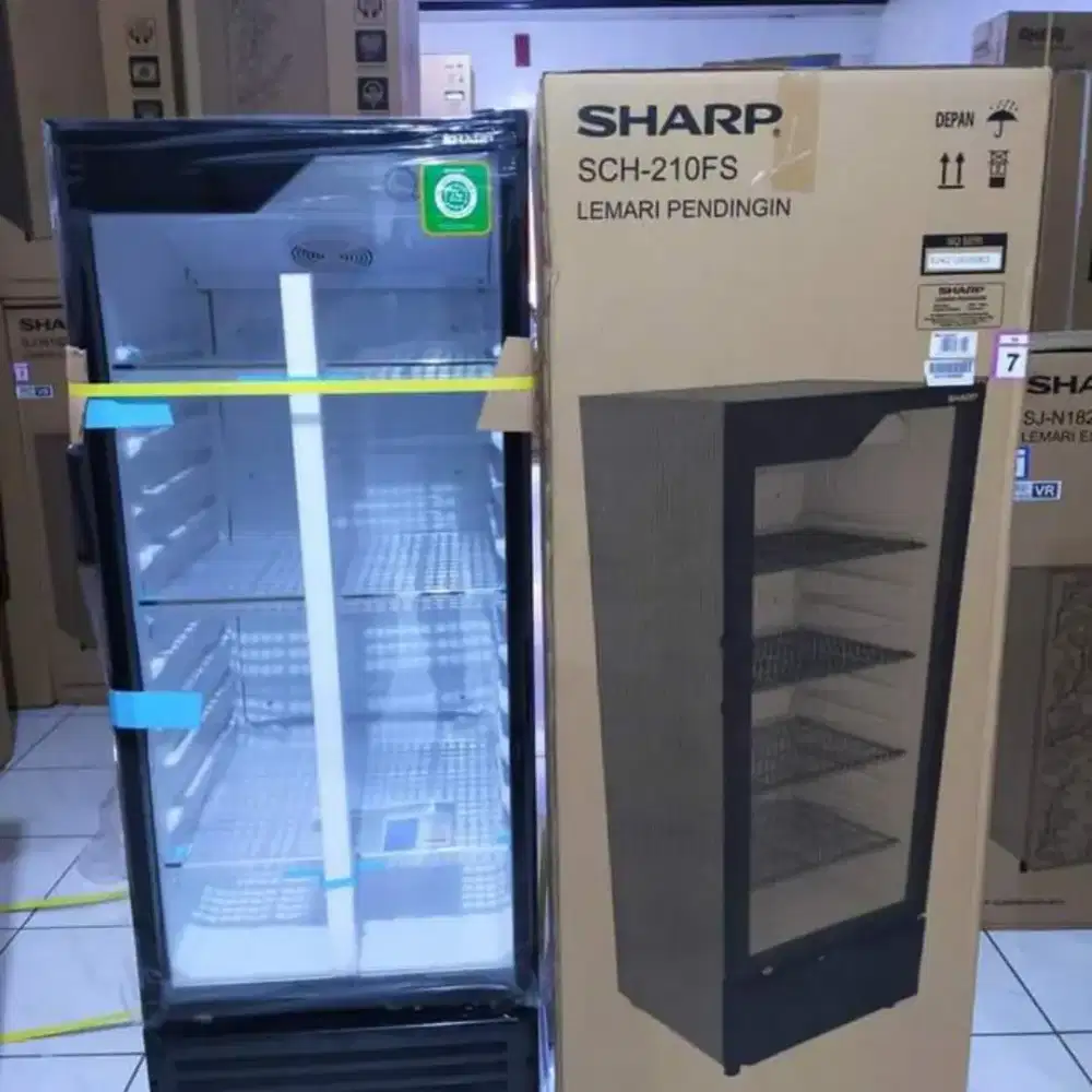 showacse sharp termurah
