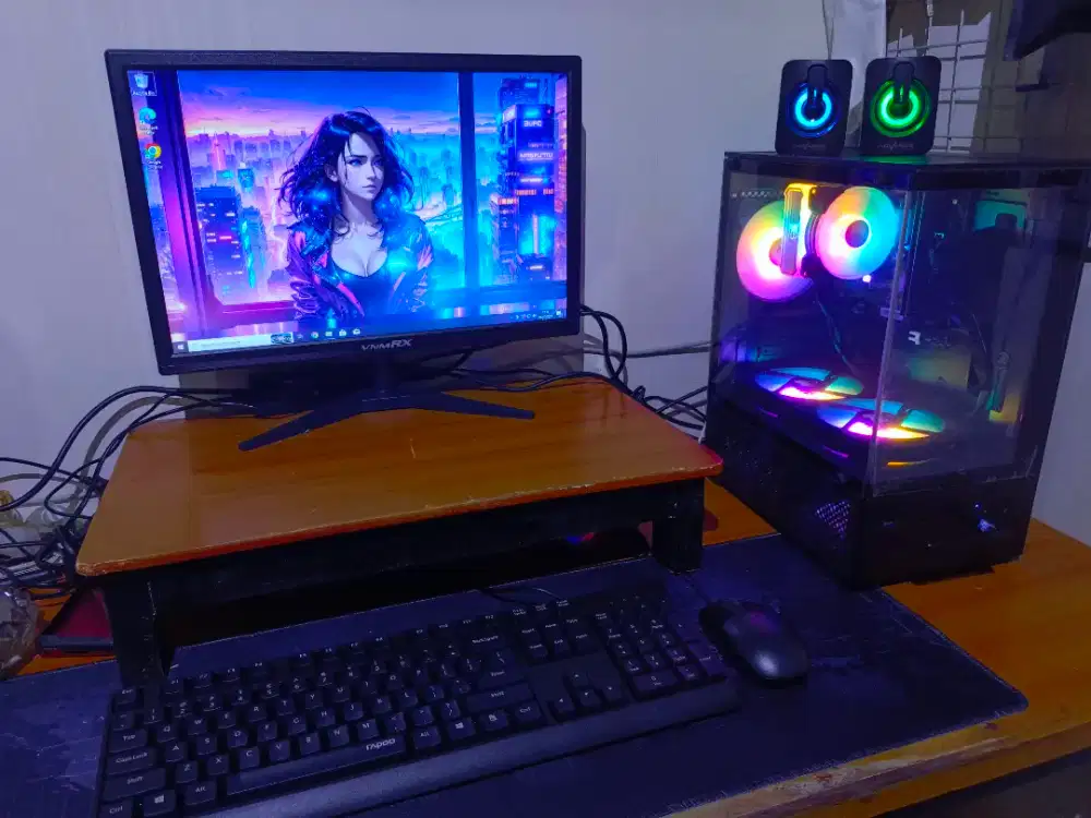 Komputer fullset baru bisa desain edit, cocok utk kantor & adm kasir