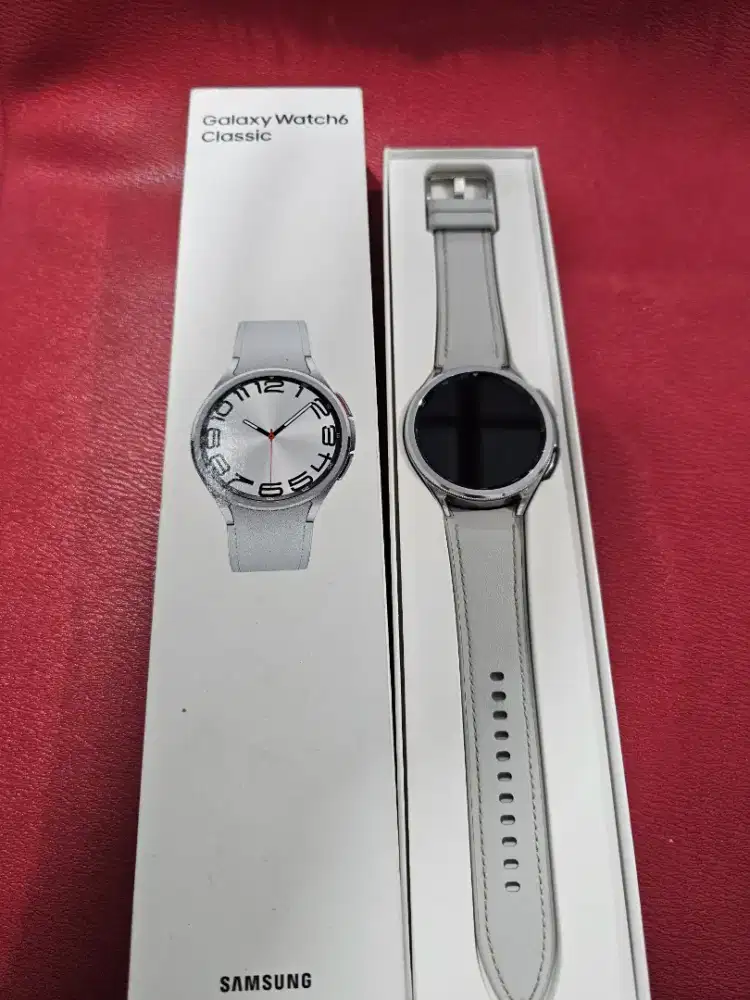 Samsung galaxy watch 6 classic 47mm like new fulset ori