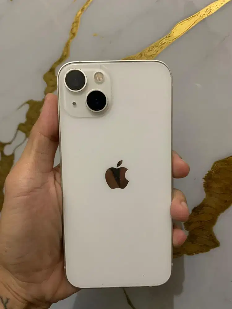 Iphone 13 Putih 128Gb BH86% Garansi Blibli kondisi sesuai foto