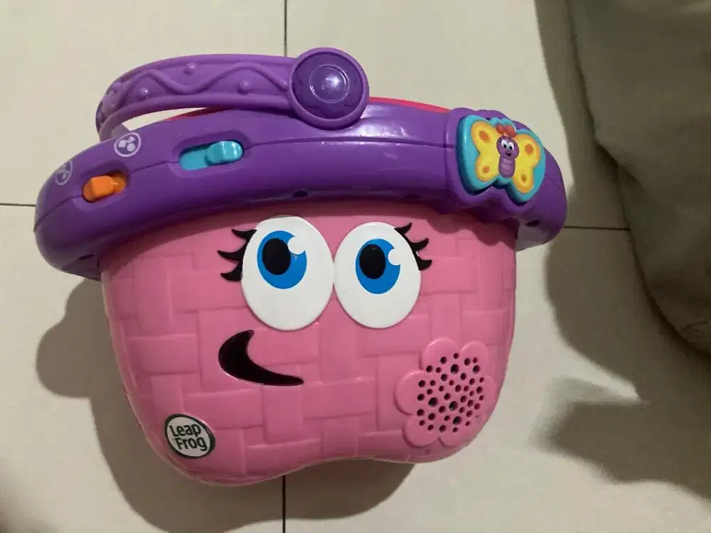 Mainan anak perempuan keranjang belanja leap frog