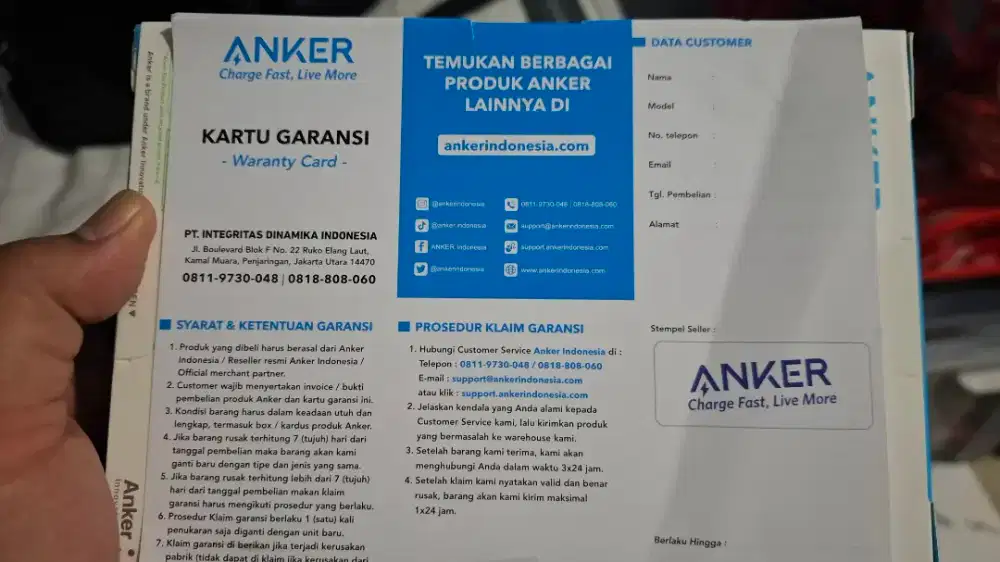 POWER BANK ANKER 10.000 mAh , 22.5 Watt max output