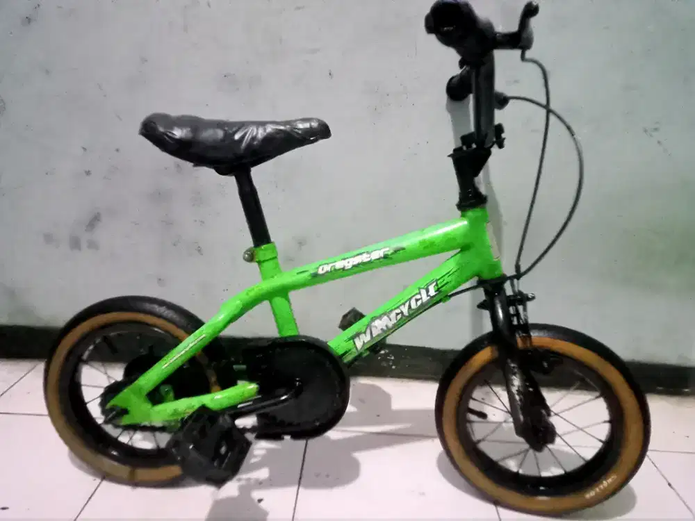 Dijual sepeda BMX merk WIMCYCLE ring 12 kondisi msih bgus Keker normal