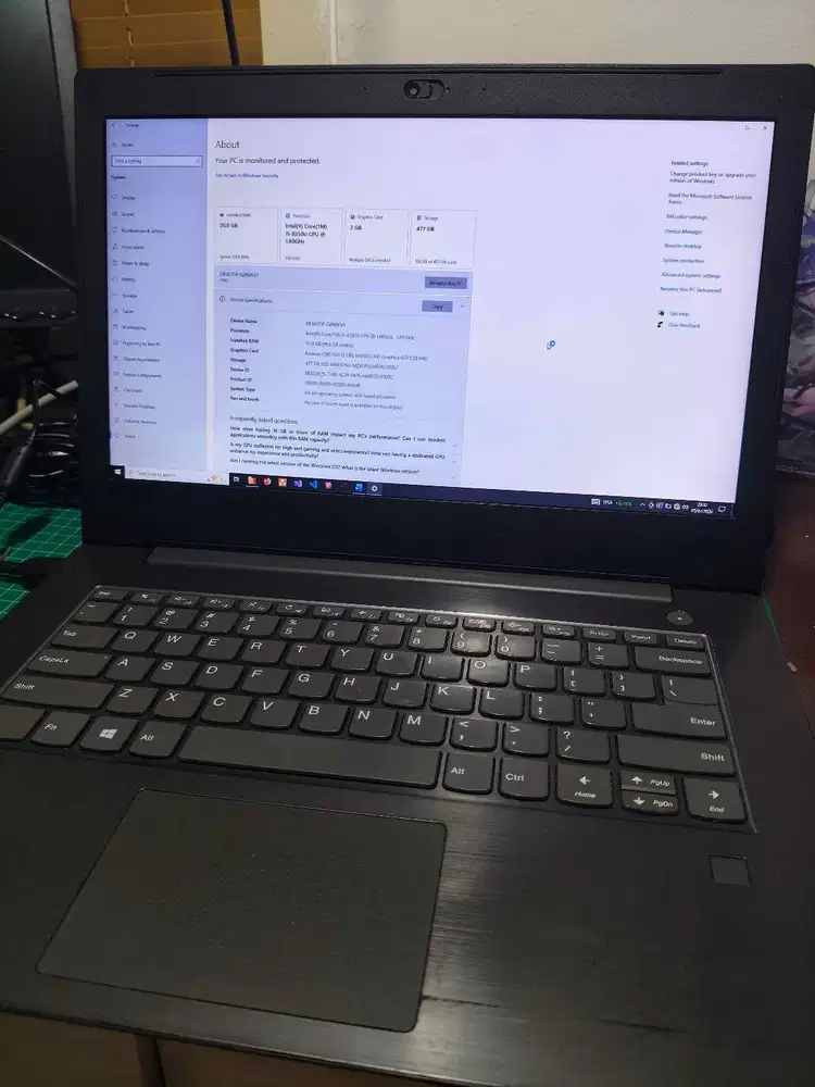 Laptop Lenovo V330-14IKB Core i5 Gen8 / RAM 20 GB / SSD 500 GB