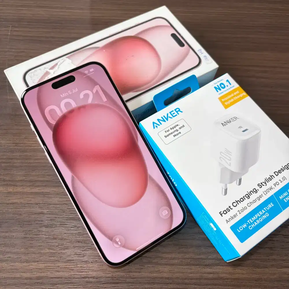 IPhone 15 plus 128GB [Pink] Garansi Resmi iBox